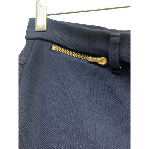 St. John Sport By Marie Gray Straight Leg High Rise Navy Pants SZ 6 - Picture 3 of 10